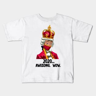 2020... Awesome. Wow. Kids T-Shirt